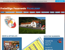 Tablet Screenshot of ff-picheldorf.at
